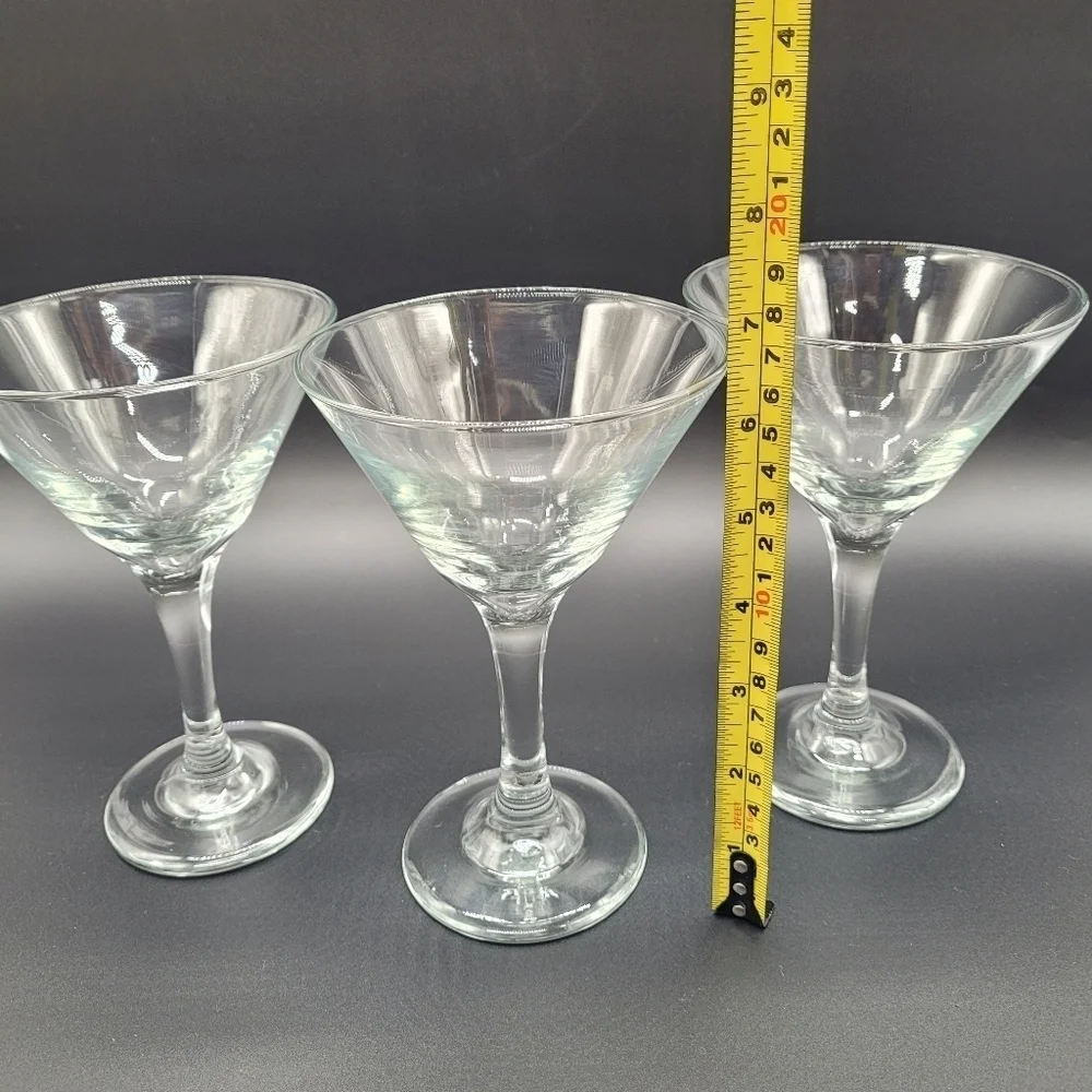 Martini Glasses Modern Set of 3​​​